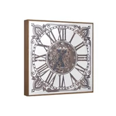 Duvar Saati Kare Altın Çarklı 3 thumbnail 1