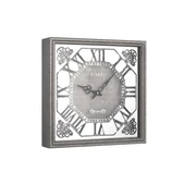 Duvar Saati Kare Gümüş Çarksız 5 thumbnail 1