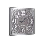Duvar Saati Kare Gümüş Çarksız 2 thumbnail 1