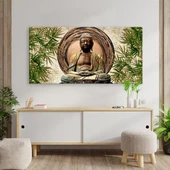 Buda Heykeli - Kanvas Tablo thumbnail 1