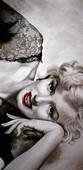 Marilyn Monroe BW - Kanvas Tablo thumbnail 1