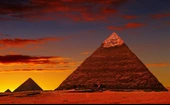 Giza Piramitleri - Kanvas Tablo thumbnail 1