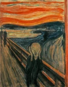 Edvard Munch - The Scream Çığlık Tablosu - 1