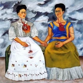 İki Frida - Kanvas Tablo - 1