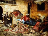 Kahire'de Alışveriş - Kanvas Tablo thumbnail 1