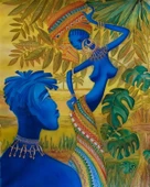 Aşık Avatarlar - Etnik Kanvas Tablo thumbnail 1