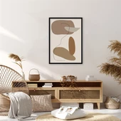 Milk Coffee Çerçeveli Poster thumbnail 1