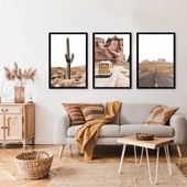 Route Texas Çerçeveli Poster Seti thumbnail 1