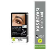 Neva Eyebrow Tint Vegan Kaş Boyası Seti 1.1 Kül Gri thumbnail 1