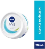 Nivea Soft Nemlendirici Bakım Kremi 200 Ml (Yüz - Vücut - El ) - 1
