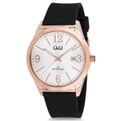 Q&Q BL71J803Y Silikon Kordonlu Takvimli Kadın Kol Saati - 1