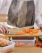 Bambu Kesim Tahtası - Ayaklı Kesme Tahtası - Dikdörtgen - 1