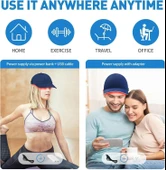 LONLIKE Işık Terapi Şapkası, Zamanlayıcı ve Kontrol Cihazı ile Baş İçin - 4