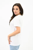 Kadın Leopar Baskılı T-shirt 1731-24 - 9