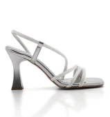 Feles Şerit Taşlı Topuklu Kadın Abiye Ayakkabı thumbnail 18