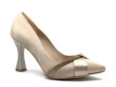 Feles Kadeh Topuk Saten Şerit Taşlı Stiletto Kadın Topuklu Ayakkabı thumbnail 7