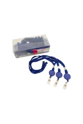 LACİVERT ASKI İPLİ YUVARLAK LACİVERT YOYO 25 Lİ - 1