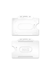 Mas Plastik Kart Muhafa 54*86-3520-beyaz-50 Adet Yatay - 1