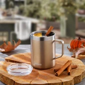 Schafer Iron Man Kupa Termos 350 Ml-Rosegold - 4