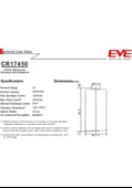 EVE- CR17450 3.0V Lityum Pil Soketli 10'lu - 5
