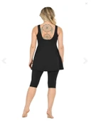 Armes A02403 Kadın Siyah Şortlu Elbise Mayo thumbnail 3