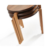 Sehpa, Zigon sehpa, yan sehpa, modern sehpa, ahşap sehpa, üst üste geçebilen sehpa - 2