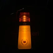 Cadillac Turuncu Beyaz Çift Renk Direk Lambası Gazetelik Neon Led 12V - 3