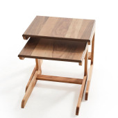 Yan sehpa, C sehpa, Servis sehpası, Çalışma sehpası, Dergilik, Gazetelik, Servis sehpası, Ahşap sehpa - 2