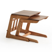 Yan sehpa, C sehpa, Servis sehpası, Çalışma sehpası, Dergilik, Gazetelik, Servis sehpası, Ahşap sehpa - 3