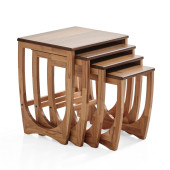 Zigon sehpa, Dörtlü sehpa, Ahşap sehpa, Yan sehpa, Servis sehpası, Modern sehpa - 1