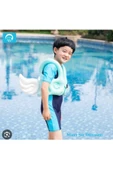 Deniz Ve Havuz Kanatlı Can Simidi, 5-8 Yaş Için Can Yelekleri Mavi - Mavi Su Dünyası - 1