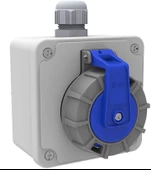 BEMİS Duvar Priz 1X16A IP68 BS1-1402-7510 - 1