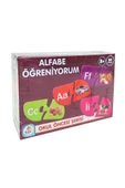 Okul Öncesi Çocuk Alfabeyi Öğreniyorum Seti 58 Parça - MAVİ SU DÜNYASI - 1