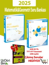 345 -2025 Model Tyt Matematik ve Geometri Soru Bankası Öıkmış Sorular Hediyeli! thumbnail 2