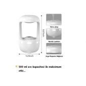 QASUL Yeni Nesil Hava Nemlendirici Anti Yerçekimi Su Damlacıklı Sessiz Çalışan Buharlı Difüzör - 4