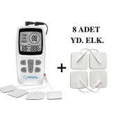 Fizyopol Tens EMS Masaj Cihazı ve 8'li Yedek Kablolu Elektrod - 1