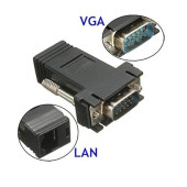 POWERMASTER VGA EXTENDER RJ 45 CAT5/6/7 UZATICI (2Lİ PAKET) - 2