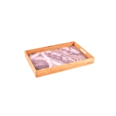 Marbella - Mermer Desenli Tepsi Kahverengi Küçük - 2