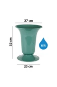 Lale Kesme Çiçek Vazosu 6Lt Royaleks-V001 - 1