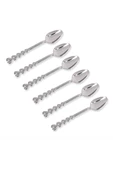 Metal Çay Kaşığı Kalpli 6'lı Royaleks-69215 - 1
