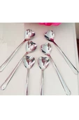 Kalpli 6'lı Tatlı Kaşığı - 6 Adet Royaleks-69284 - 1