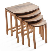 4lü zigon, Zigon sehpa, sehpa, yan sehpa, dekoratif sehpa, ahşap sehpa - 3