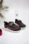 Memory Foam Çift Bant Işıklı Unisex Çocuk Spor Sneakers - 3