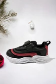 Memory Foam Çift Bant Işıklı Unisex Çocuk Spor Sneakers - 4