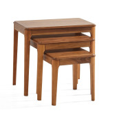 Zigon sehpa, Ahşap sehpa, Yan sehpa, Ceviz sehpa - 1