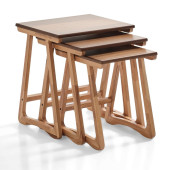 Zigon sehpa, modern sehpa, ahşap sehpa, yan sehpa, servis sehpası - 1