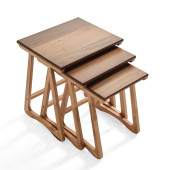 Zigon sehpa, modern sehpa, ahşap sehpa, yan sehpa, servis sehpası - 3