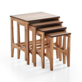 4lü sehpa, Zigon sehpa, Sehpa, Ahşap sehpa, Modern sehpa - 1