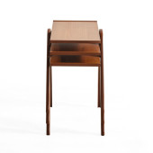 Semer sehpa, Zigon sehpa, Üst üste geçen sehpa, Ceviz sehpa - 4