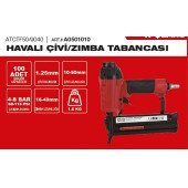 Attlas ATCT F50/9040 Havalı Çivi Zımba Tabancası - 2